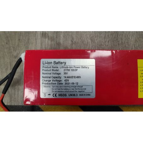 Batterie Trottinette électrique 36V 14,4 Ah cellules Panasonic Xiaomi M365  / PRO 2 / 1S / Essential / Mi