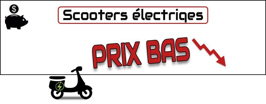 Scooter électriques homologués les moins chers du marché